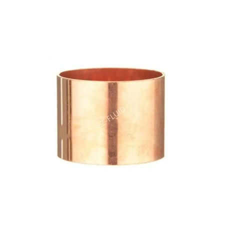 Ez-Fluid 1 1/2 CC COUPLING NO STOP DWV COPPER WROT EZDC21